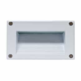 144W LED Board Recessed Concrete Mount Step Light, Amber Lamp, WH