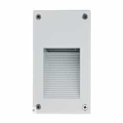 18W LED Rectangular Recessed Surface Mount Step Light, 12V, WH