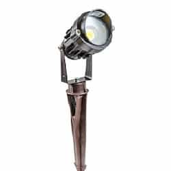 6W Directional Spot Light, 320 lm, 12V, 3000K, Bronze