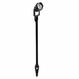 Dabmar 6W Directional Spot Light w/ 18-in Stem, 400 lm, 12V, 6500K, Black