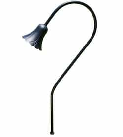 Dabmar 2.5W LED Path Light, Flower, Aluminum, 12V, 3000K, Black