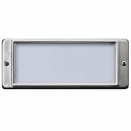 Dabmar 5W LED Step & Wall Light, Open Face, 12V, 3000K, 304 Stainless Steel