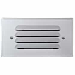 3.2W LED Step & Wall Light, Louvered Down, 12V, 6400K, White