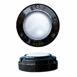 2.5W LED Step & Wall Light, Open Face, 12V, 6400K, Black