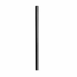 10-ft Steel Direct Burial Pole, Black