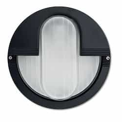 9W LED Surface Mount Wall Light, "U" Face, 120V, 3000K, Green