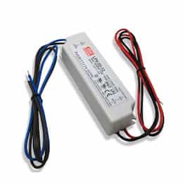20W Constant Voltage LED Driver W/ Junction Box, 12V, Class 2