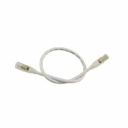 12-in Extension Cable, Male To Female, Wet Location, White, 25-Pack