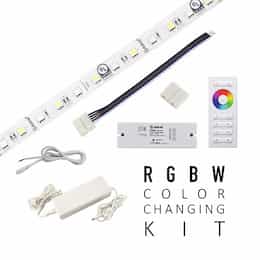 20-ft Dazzle RGBW LED Tape Light Kit w/ Plug-in Adapter, 24V