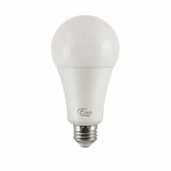 17W LED A21 Bulb, Dimmable, E26, 1600 lm, 120V, 4000K, Frosted
