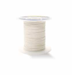 100 FT #18 AWG White Primary Copper Wire