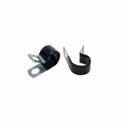 Steel Cable Clamps, Vinyl, 1/2-in Diameter, 3/8-in Stud