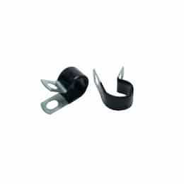 Steel Cable Clamps, Vinyl, 1.5-in Diameter, 3/8-in Stud