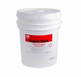 Super-Slick Cable Pulling Lubricant, White, 5 Gallon Jug