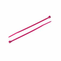 4-in Cable Tie, 18 lb, Pink