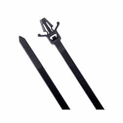 5-in Push Mount Cable Tie, 40lb, UV Black