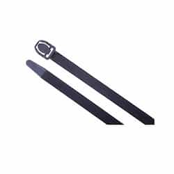 28-in Releasable Cable Tie, 175lb, Black