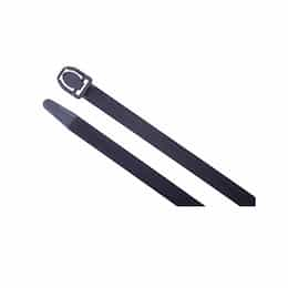 8-in Releasable Cable Tie, 50lb, Black