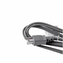 6 ft Grey Garbage Disposal Power Supply Cord