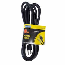 Bergen 9 ft Black Straight Plug 14/3 Power Supply Cord