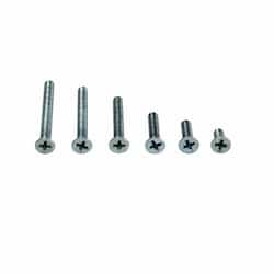 120 Piece Assorted Flat Headed Phillips Screw Kit