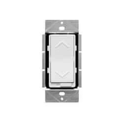 White Decorator Dimmer Switch, Single Pole, 