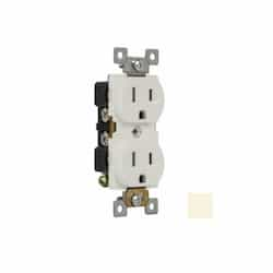 Enerlites 15 Amp Tamper Resistant Duplex Receptacle, Commercial Grade, Ivory