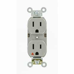 20 Amp Tamper Resistant Isolated Ground Duplex Receptacle, White