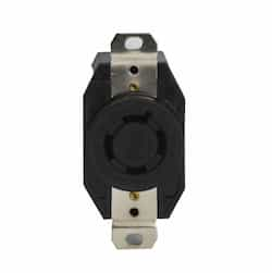 Enerlites Black Industrial Grade 20A 3-Pole Locking High Voltage Receptacle