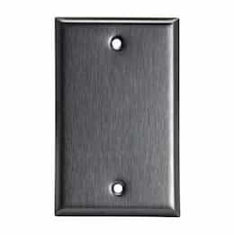 Stainless Steel 1-Gang Blank Metal Wall Mounted Plate