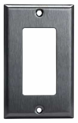 Stainless Steel 1-Gang Single GFCI Metal Wall Plate