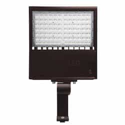 120/135/150W Area Light w/ SF Combo, 347V-480V, Selectable CCT, Bronze