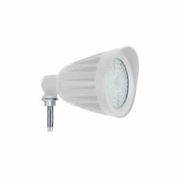 25W S-line Bullet Flood Light, 120-277V, 3500lm, Selectable CCT, White