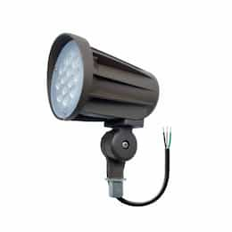 42W LED Bullet Flood w/ Knuckle, 5250 lm, 120V-277V, 3000K, Bronze