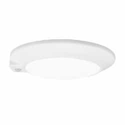 4-in 10W Cusp-Line Disk Light w/ PIR Sensor, 120V, Selectable CCT, WH