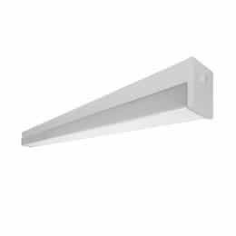 46-in 30-50W C-Line Eco Linear Fixture, 120-277V, Selectable CCT, WH