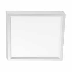 5-in 10W LED Slimline Disk Light, Square, 120V, Tri-Select CCT