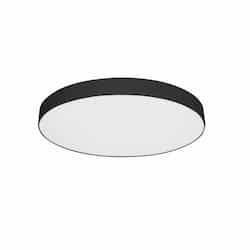 11-in 20W LED Trimless Surface Mount, Round, 120V, 3000K, Black