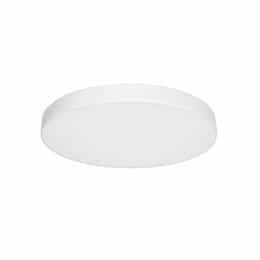 20W Trimless-Line Round Surface Mount, 120V, Selectable CCT, White