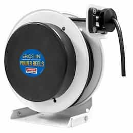 25-ft Flex Rig Reel, Outlet Box w/ NEMA 15A Plug & GFCI DPLX (2), 12/3