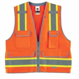 Ergodyne GloWear&reg; 8254HDZ Type R Class Surveyors Best, 2XL/3XL, Orange