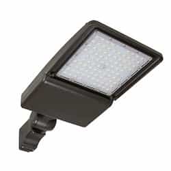75W LED Area Light, T5, 4-in Fixed Direct Mount, 277V-480V, 4000K, GRY
