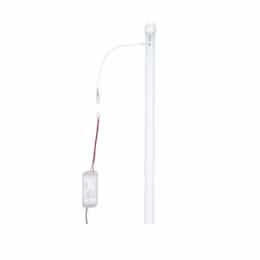 18W 4-ft LED T8 Tube, Plug and Play, Dimmable, 2322 lm, 5000K