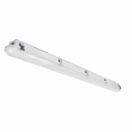 4-ft 25W LED Vapor Tight w/ Sensor & 5W Backup, 120V-277V, 4000K