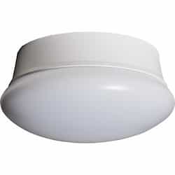 ETi Lighting 7-in 11.5W LED Spin Light, E26, 810 lm, 120V, Selectable CCT, White