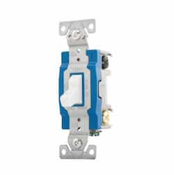 Eaton Wiring 15 Amp Toggle Switch, 3-Way, White