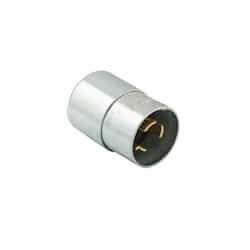 Eaton Wiring 250V Armored Steel Plug, 2P3W, Self Grounding, 50A