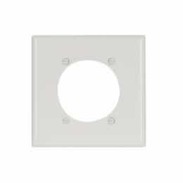 2-Gang Nylon Power Outlet Wall Plate, Brown