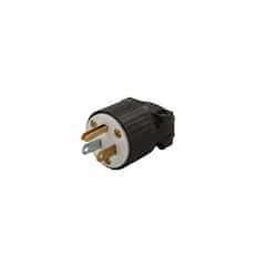 Eaton Wiring 125V Straight Blade Plug, 2P3W Self-Grounding