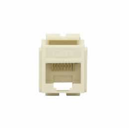 Eaton Wiring Cat 6 Modular Jack, 8-Conductor, Light Almond